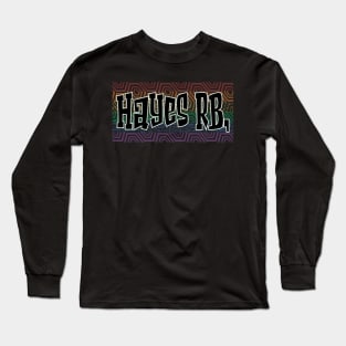 LGBTQ PATTERN AMERICA HAYES Long Sleeve T-Shirt